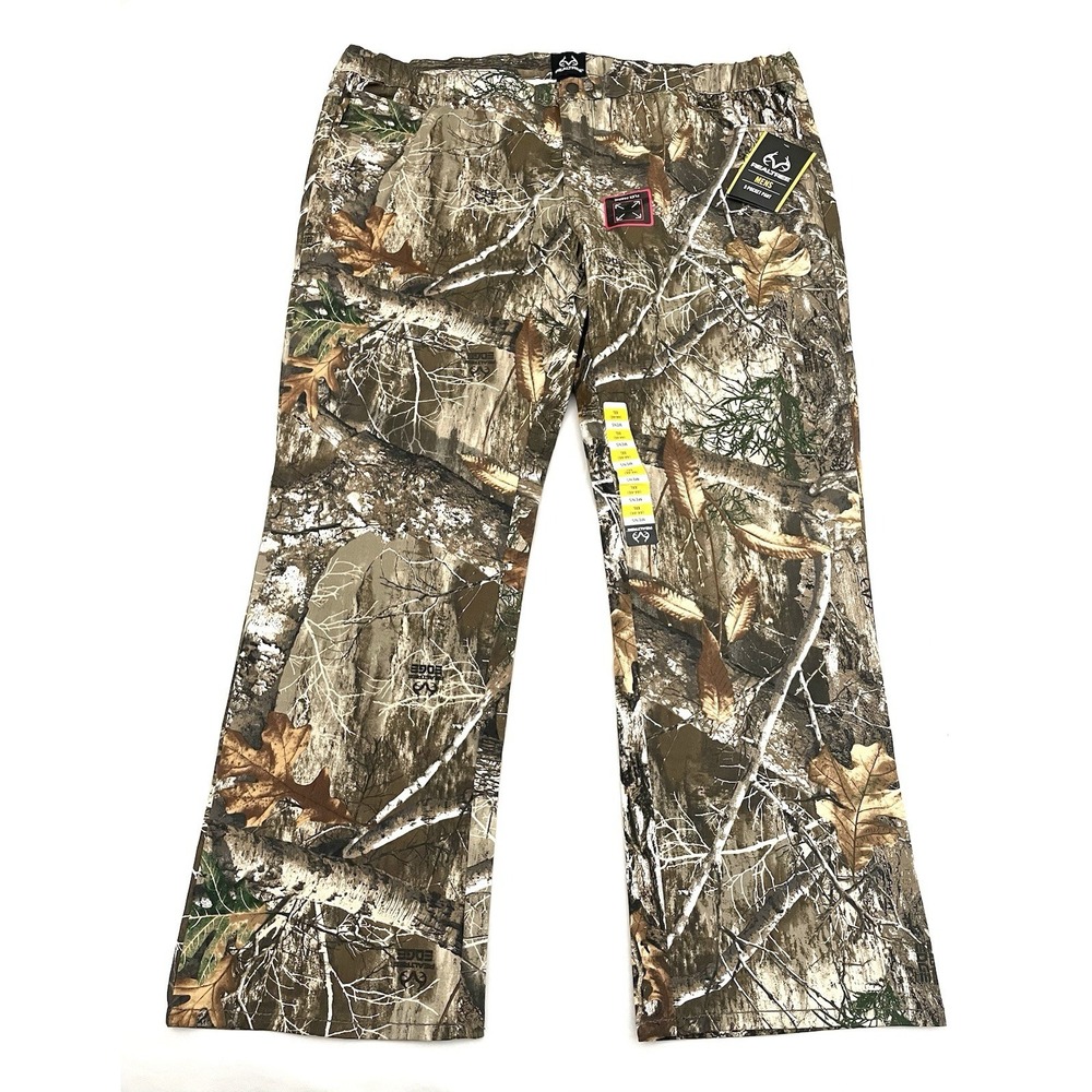 NEW RealTree Edge Camo 5‎ Pocket Pants XXL 44-46 Flex Hunting Elastic Waist